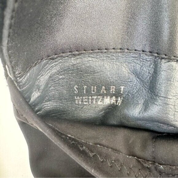 Stuart Weitzman 5050 Nappa Suede Leather Black Over The Knee Boots Size 7 - Picture 12 of 13